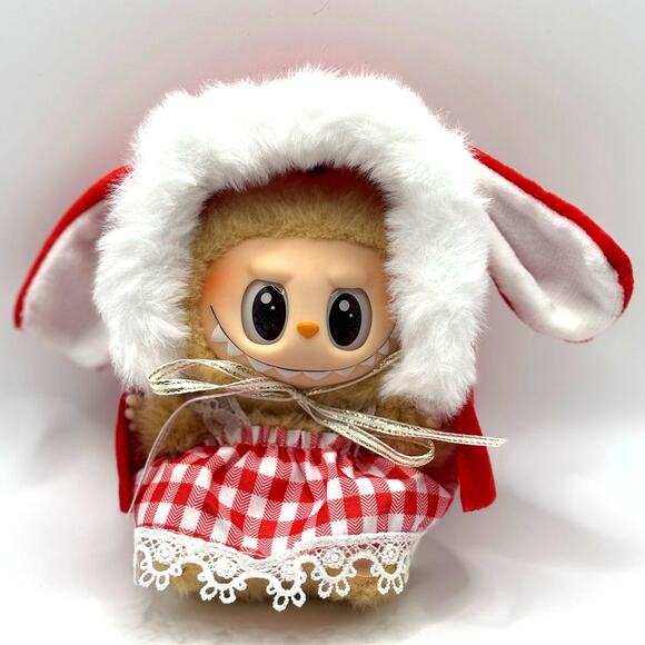 New - Little Red Riding Hood Costume for Labubu - Costume Only - Picture 1 of 2